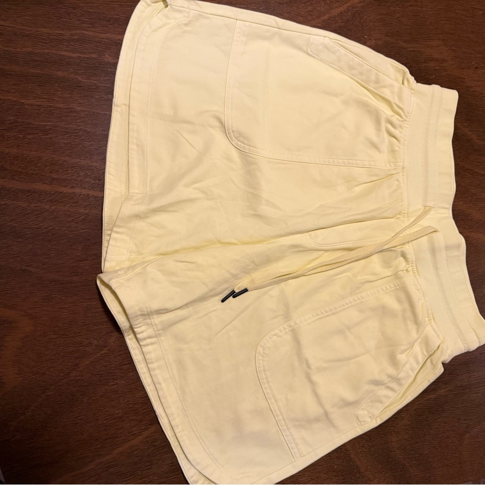 Athleta Women's Light Yellow Athletic Shorts
